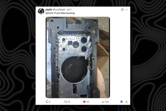 Lộ clip siêu phẩm iPhone 17 thiết kế lạ ngay trước giờ G