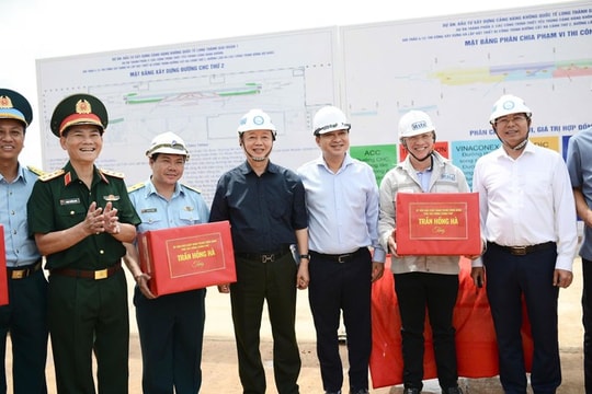 Đảm bảo tiến độ các hạng mục quan trọng của Sân bay Long Thành