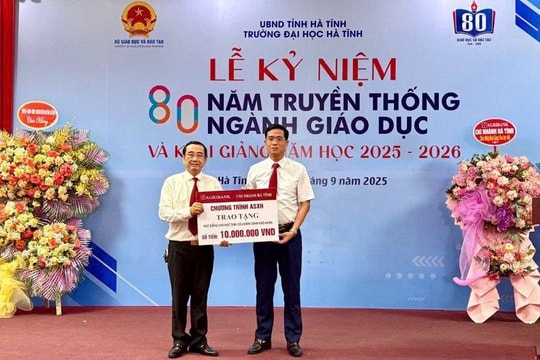 Agribank đồng hành cùng Lễ khai giảng trực tuyến đặc biệt năm học 2025-2026 nhân dịp kỷ niệm 80 năm truyền thống ngành Giáo dục Việt Nam