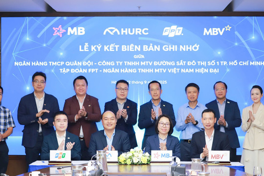 MB – HURC1 – FPT – MBV ký kết Biên bản ghi nhớ hợp tác triển khai giải pháp thanh toán số cho Metro TP. Hồ Chí Minh