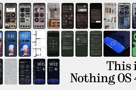 Nothing OS 4.0 với giao diện mới, chế độ Extra Dark và AI thông minh