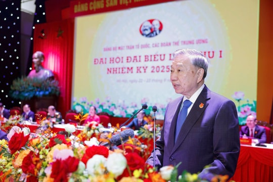 Phát biểu của Tổng Bí thư Tô Lâm tại Đại hội đại biểu Mặt trận Tổ quốc Việt Nam lần thứ nhất, nhiệm kỳ 2025–2030