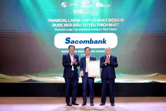 Sacombank có hoạt động IR được nhà đầu tư yêu thích nhất 2025