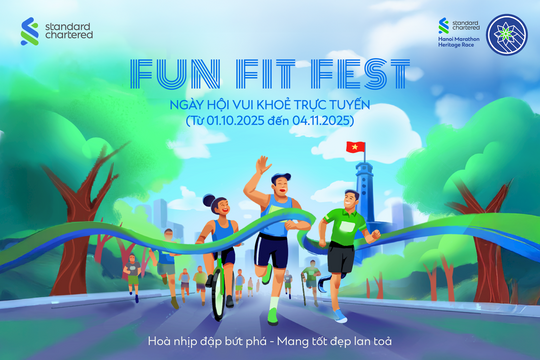 Cùng Standard Chartered hòa nhịp đập bứt phá, lan tỏa điều tốt đẹp khi tham gia “Ngày hội vui khỏe trực tuyến”
