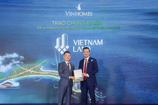 Vietnam Land chính thức trở thành đại lý phân phối chiến lược Vinhomes Green Paradise tại Cần Giờ