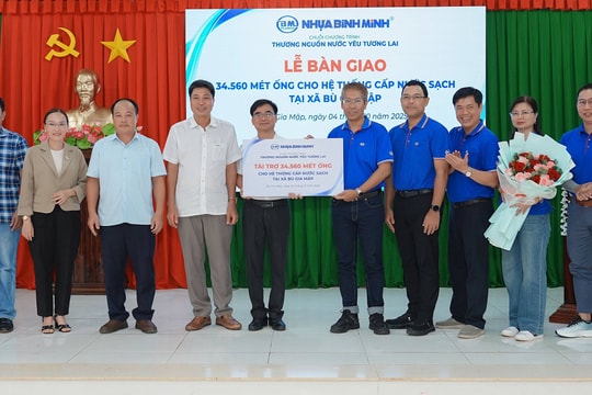 Nhựa Bình Minh và Tập đoàn SCG tiếp tục chung tay mang nước sạch đến tỉnh Đồng Nai