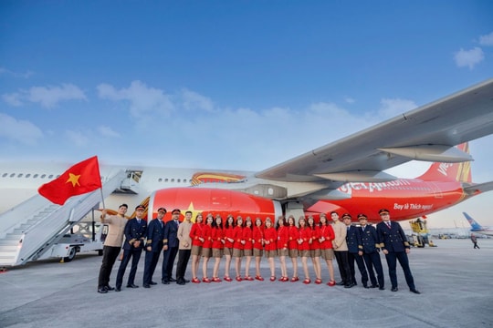 Vietjet tiếp tục là “Hãng hàng không hàng đầu châu Á về trải nghiệm khách hàng” do World Travel Awards trao năm 2025