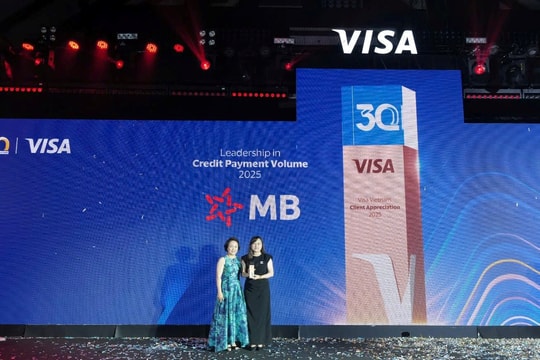 MB nhận 4 giải thưởng danh giá từ Visa