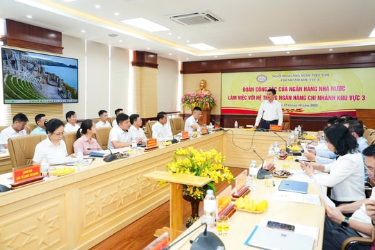 Phó Thống đốc Phạm Thanh Hà: Ghi nhận và đánh giá cao hoạt động của NHNN khu vực 3 sau hơn 7 tháng đi vào hoạt động