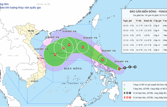 Biển Đông ghi nhận cơn bão thứ 12 trong năm 2025