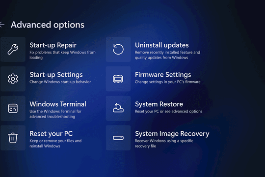 Bản cập nhật tháng 10 khiến Windows Recovery Environment bị lỗi, chuột và bàn phím USB không hoạt động
