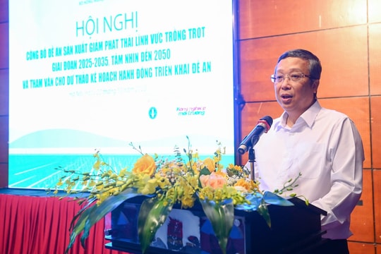 Công bố Đề án 'Sản xuất giảm phát thải lĩnh vực trồng trọt giai đoạn 2025-2035'