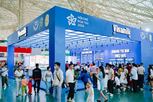 Vinamilk thể hiện "Bản lĩnh Việt Nam - Vươn tầm Quốc tế" tại Hội chợ Mùa Thu 2025