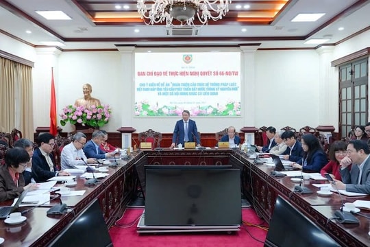 Hoàn thiện cấu trúc hệ thống pháp luật bảo đảm thống nhất, đồng bộ