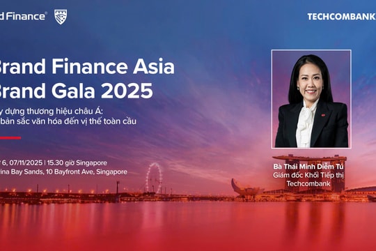 Giám đốc Khối Tiếp thị Techcombank tham gia đối thoại tại Diễn đàn thương hiệu hàng đầu châu Á