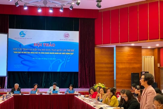 Lực lượng nữ trí thức góp ý văn kiện Đại hội XIII của Đảng