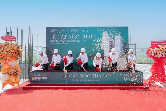 Lavita Thuan An cất nóc Block C, bước tiến mới của dự án trọng điểm khu Đông Bắc TP. Hồ Chí Minh