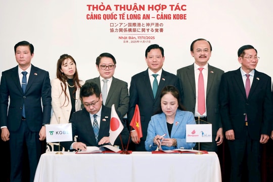 Cảng quốc tế Long An và cảng Kobe ký kết MOU hợp tác chiến lược hướng tới chuỗi cung ứng xanh Việt Nam – Nhật Bản