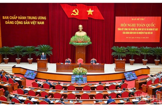 Tổng Bí thư Tô Lâm: Không để có 'khoảng trống', 'vùng tối' mà công tác kiểm tra, giám sát của Đảng không vươn tới được