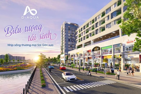Thương phố bên sông – sức hút khó cưỡng của shop thương mại đã hiện hữu tại D-Aqua