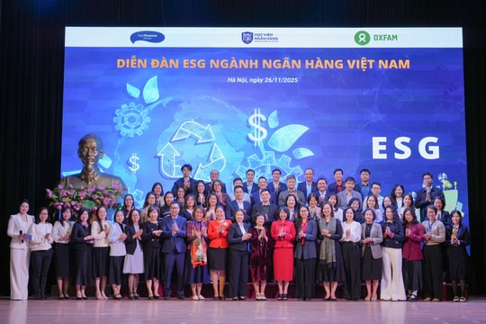 Diễn đàn ESG ngành Ngân hàng Việt Nam: Thúc đẩy đối thoại học thuật - chính sách vì phát triển bền vững