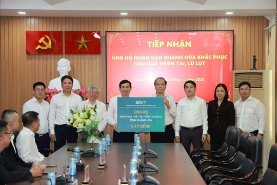 BIDV chung tay sẻ chia cùng đồng bào vùng bão lũ miền Trung
