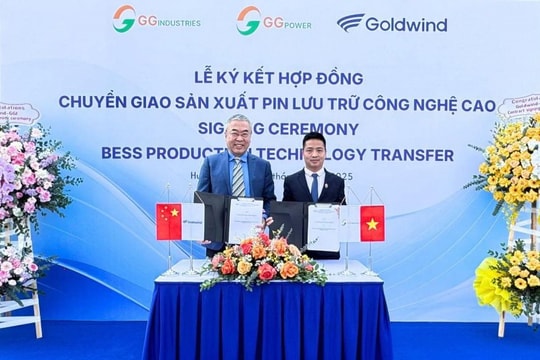 GGI và Goldwind hợp tác phát triển ngành công nghiệp lưu trữ năng lượng