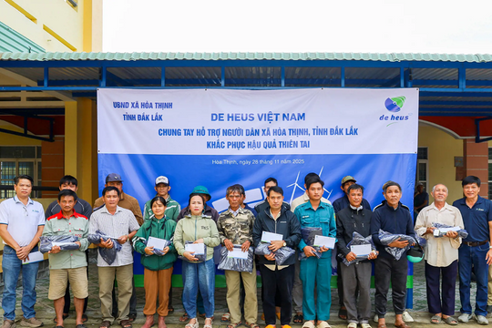 De Heus chung tay hỗ trợ người dân miền Trung khắc phục mưa lũ