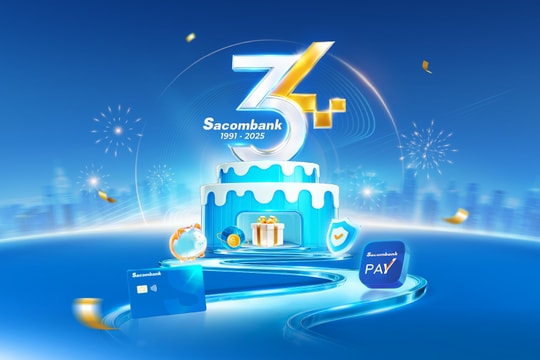 Tràn ngập ưu đãi xuyên suốt tháng 12 mừng sinh nhật Sacombank