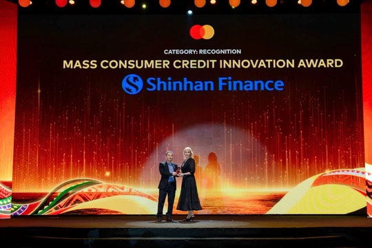 Shinhan Finance được vinh danh với giải thưởng Giải pháp thẻ tín dụng sáng tạo cho khách hàng đại chúng