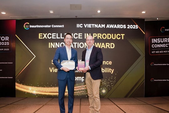 Shinhan Life Việt Nam nhận giải thưởng “EXCELLENCE IN PRODUCT INNOVATION AWARD” tại IIC Việt Nam 2025