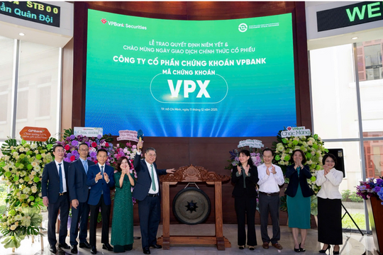 Cổ phiếu VPX niêm yết và chính thức giao dịch trên HoSE