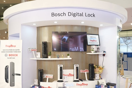 Bosch chính thức bước vào thị trường khóa cửa thông minh Việt Nam với sản phẩm chính hãng