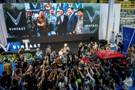 VinFast khánh thành nhà máy xe điện hơn 1 tỷ USD tại Indonesia