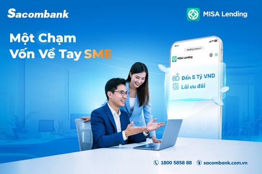 Sacombank hợp tác cùng MISA mở rộng cơ hội tiếp cận vốn, đồng hành doanh nghiệp SMEs