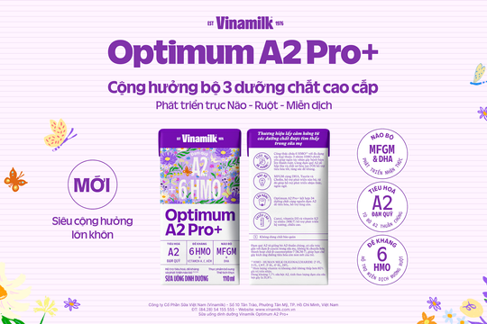 Vinamilk ra mắt Optimum A2 pro+