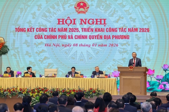 Phát biểu của Tổng Bí thư Tô Lâm tại Hội nghị tổng kết công tác năm 2025, triển khai công tác năm 2026 của Chính phủ và chính quyền địa phương