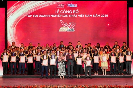 Vinh danh 500 doanh nghiệp lớn nhất Việt Nam năm 2025