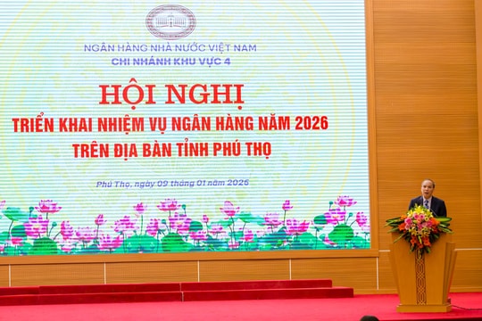 Phó Thống đốc Thường trực Đoàn Thái Sơn dự Hội nghị triển khai nhiệm vụ Ngân hàng năm 2026 trên địa bàn tỉnh Phú Thọ