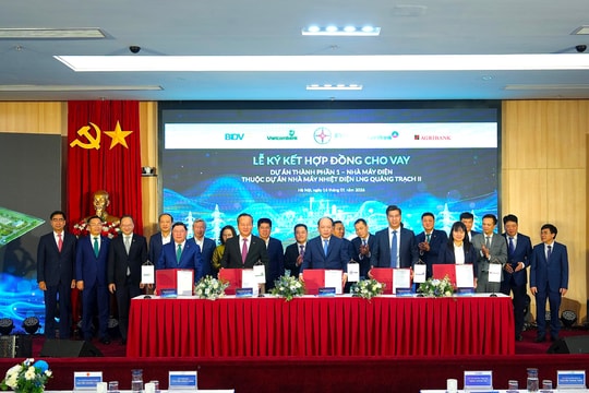 Agribank cung ứng 4.430 tỷ đồng xây dựng Nhà máy Nhiệt điện LNG Quảng Trạch II, đồng hành cùng EVN trong dự án năng lượng bảo vệ môi trường