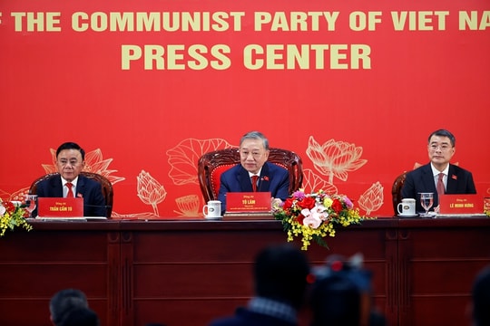 Tổng Bí thư Tô Lâm chủ trì Họp báo quốc tế thông báo kết quả Đại hội XIV của Đảng