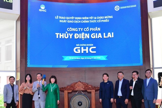 Công ty CP Thuỷ điện Gia Lai chính thức niêm yết trên HOSE