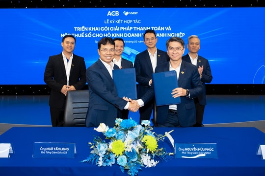ACB và VNPAY hợp tác triển khai giải pháp thanh toán và nộp thuế số cho hộ kinh doanh và doanh nghiệp