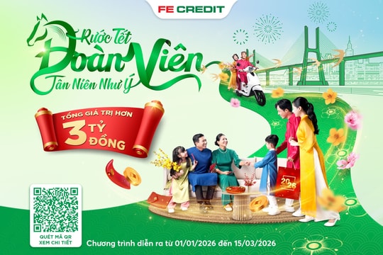 Chuỗi sự kiện của FE CREDIT lan tỏa không khí Tết đến mọi nhà