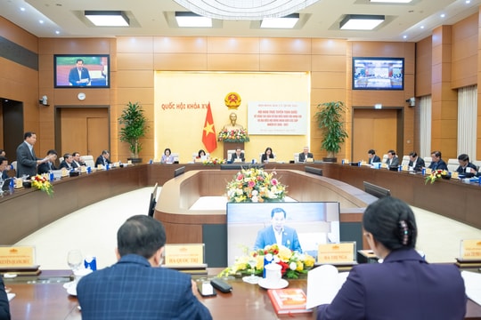 Hội nghị trực tuyến toàn quốc về công tác bầu cử đại biểu Quốc hội khóa XVI và đại biểu HĐND các cấp nhiệm kỳ 2026 - 2031