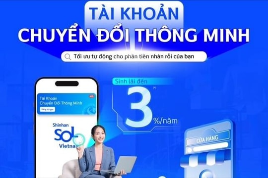 Ngân hàng Shinhan ra mắt tài khoản chuyển đổi thông minh giúp hộ kinh doanh tối ưu dòng tiền nhàn rỗi