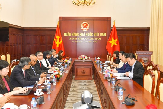 Phó Thống đốc Nguyễn Ngọc Cảnh tiếp và làm việc với đoàn công tác của ADB