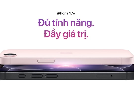 iPhone 17e chính thức ra mắt, có chip A19, MagSafe và nhiều tính năng khác
