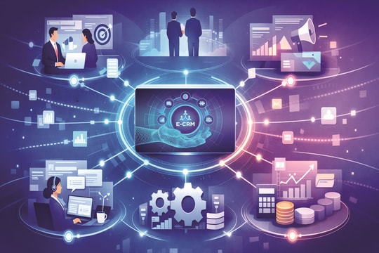 Kiến tạo Ngân hàng hướng dữ liệu: Tối ưu hóa vốn quan hệ qua E-CRM tại Việt Nam