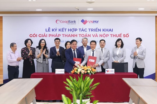 Co-opBank và VNPAY hợp tác triển khai giải pháp thanh toán, nộp thuế số cho hộ kinh doanh